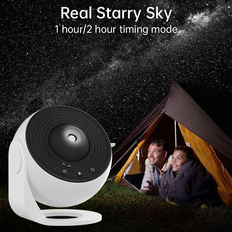 12 - in - 1 Galaxy Projector – Night Light Starry Sky Lamp with 360° Rotation - Linemory