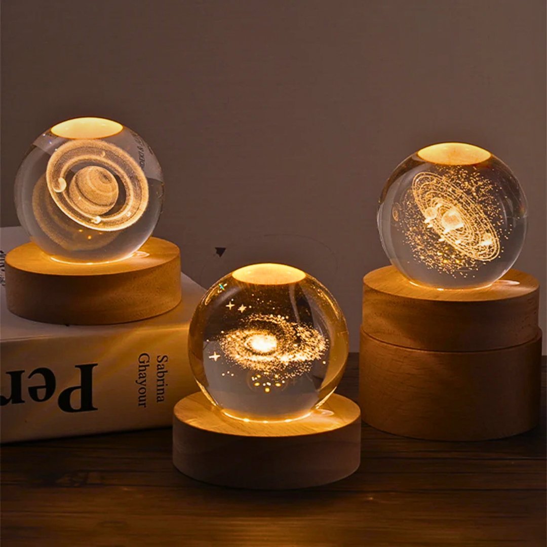 3D Crystal Ball Lamp - Linemory