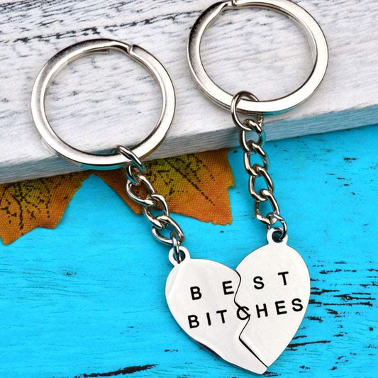 Best B*tches Keychain - Linemory