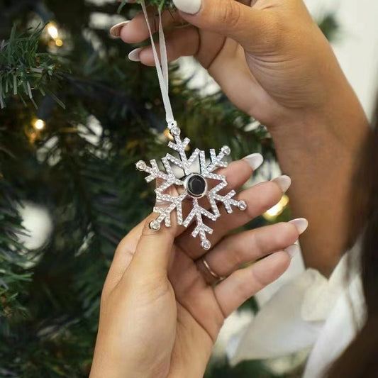 Christmas Tree Ornament with Photo Projection - Linemory