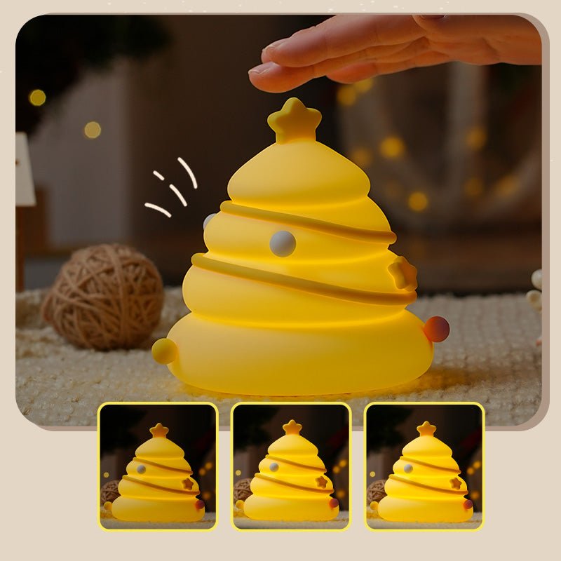 Christmas Tree Silicone Night Light - Linemory