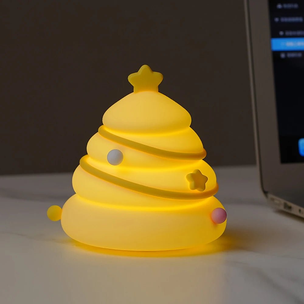 Christmas Tree Silicone Night Light - Linemory