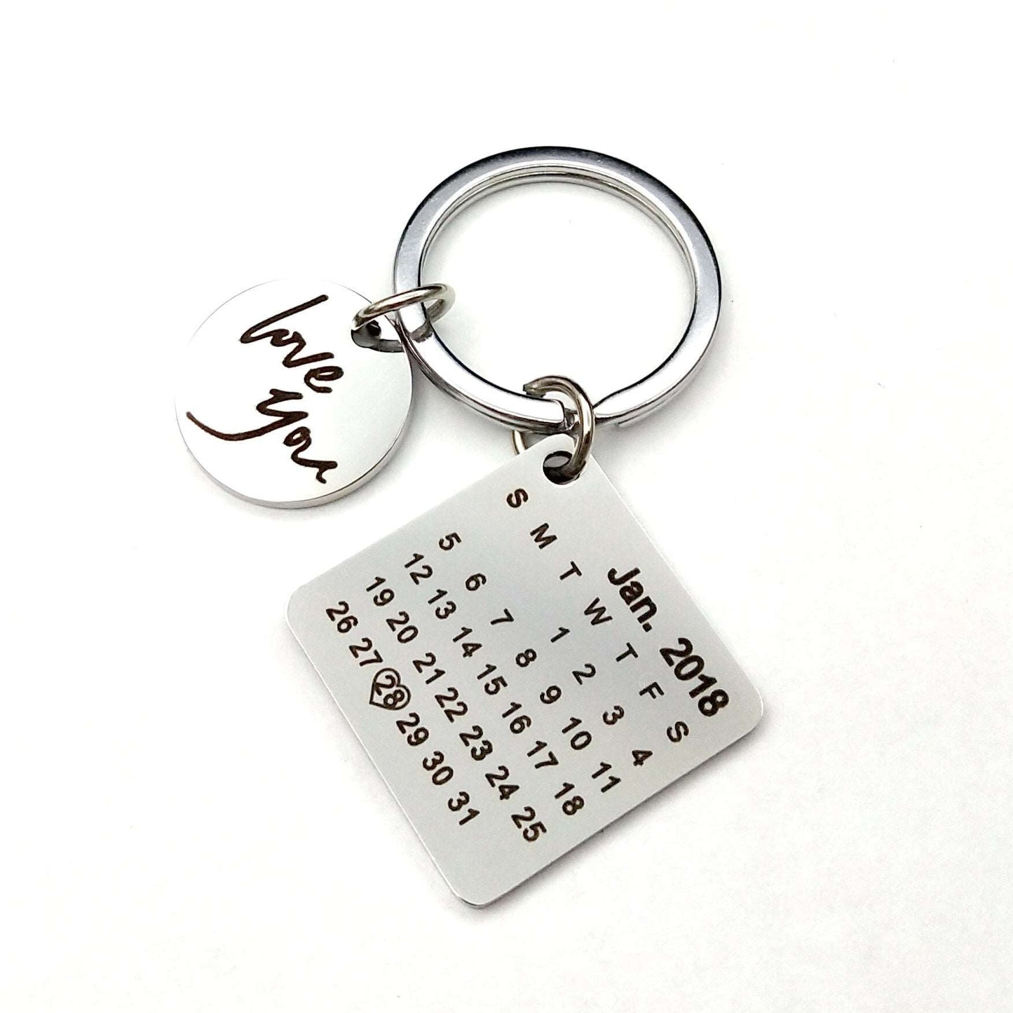 Custom Calendar Keychain - Linemory