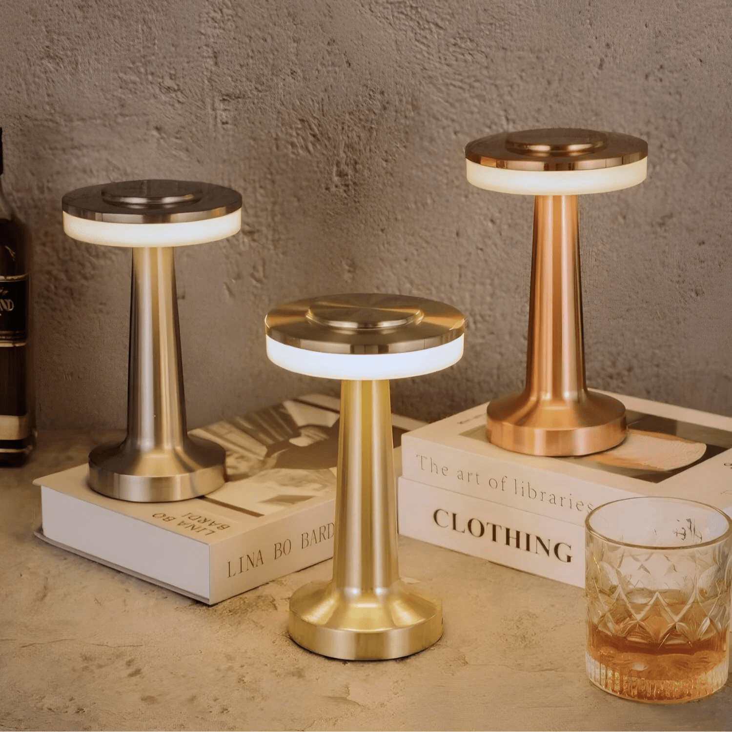 Elegant Cordless Lamp – Vespera - Linemory