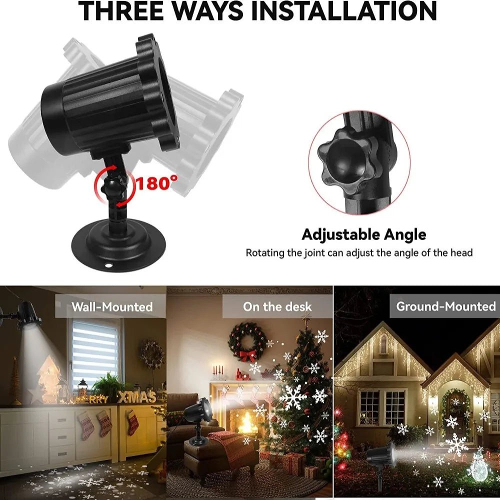 Magical Snowfall LED Projector Light - Linemory