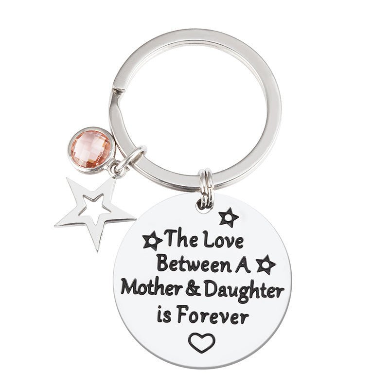 Mother & Daughter Love Keychain - Linemory