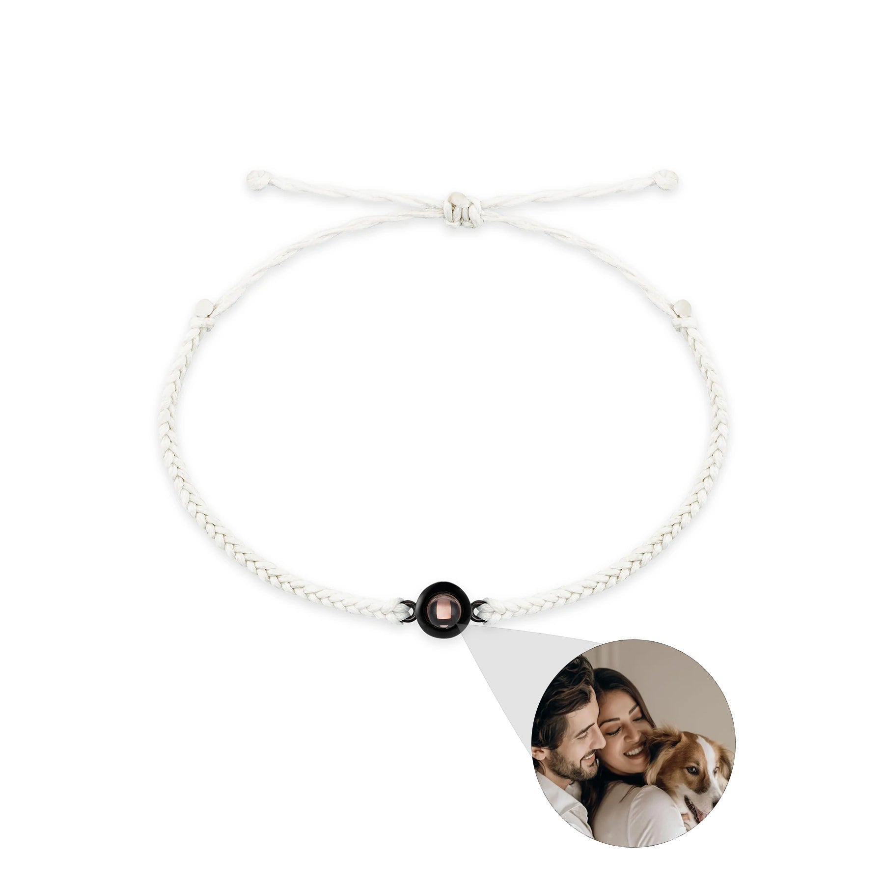 Photo Projection Charm Bracelet - Linemory