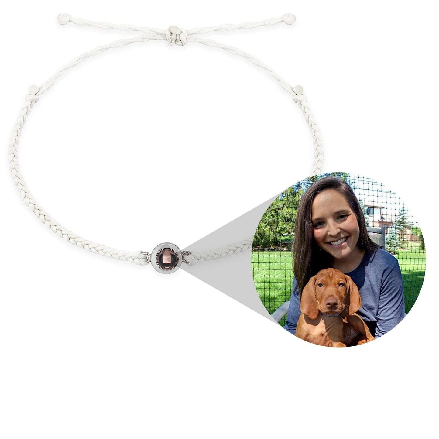 Photo Projection Charm Bracelet - Linemory