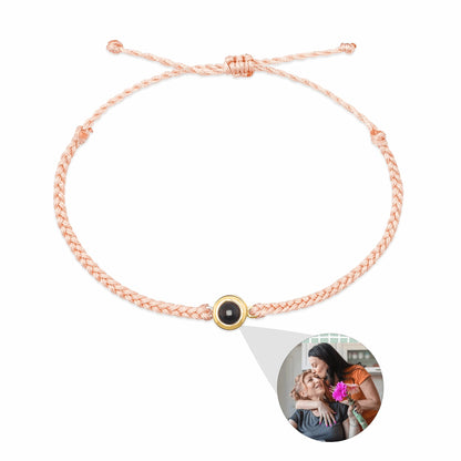 Photo Projection Charm Bracelet - Linemory