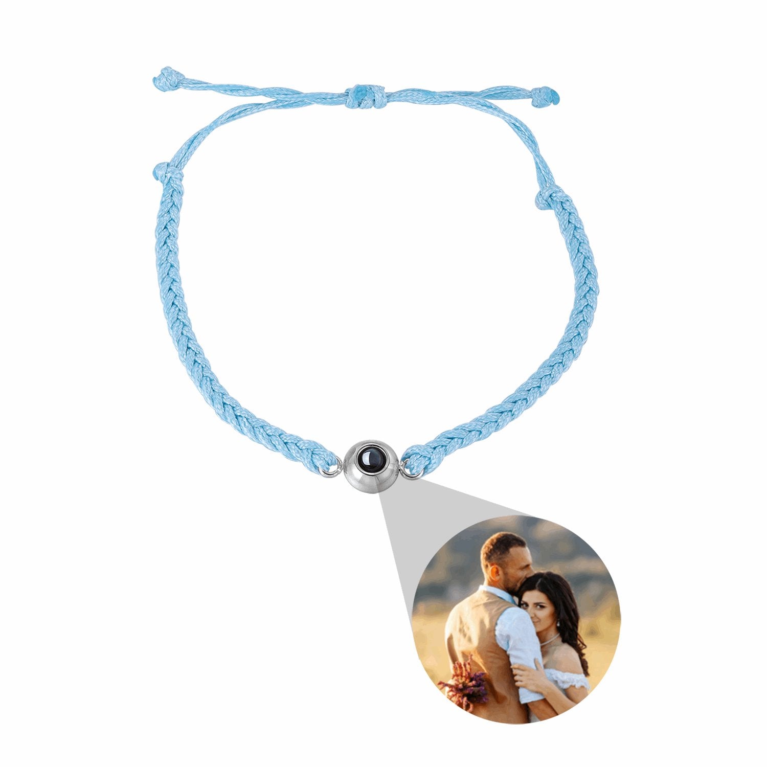 Photo Projection Charm Bracelet - Linemory