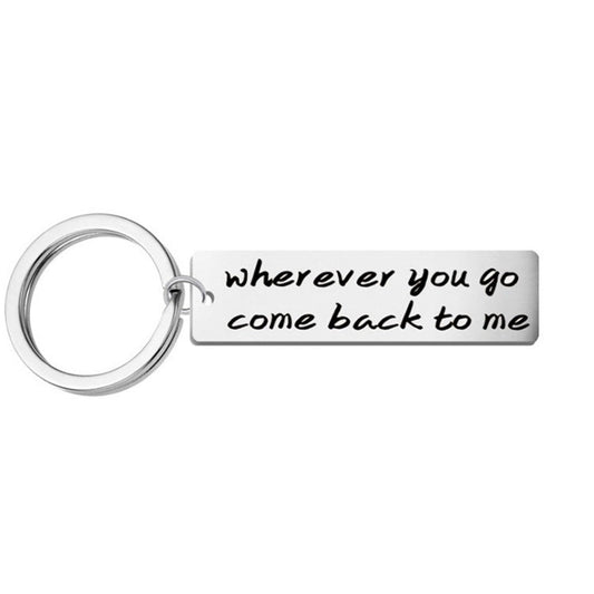 "Wherever You Go" Keychain - Linemory