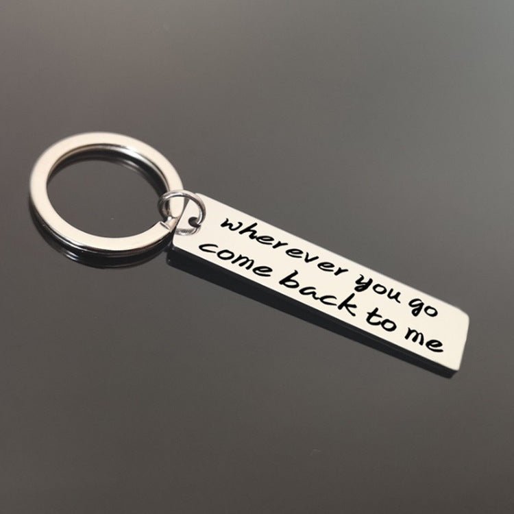 "Wherever You Go" Keychain - Linemory