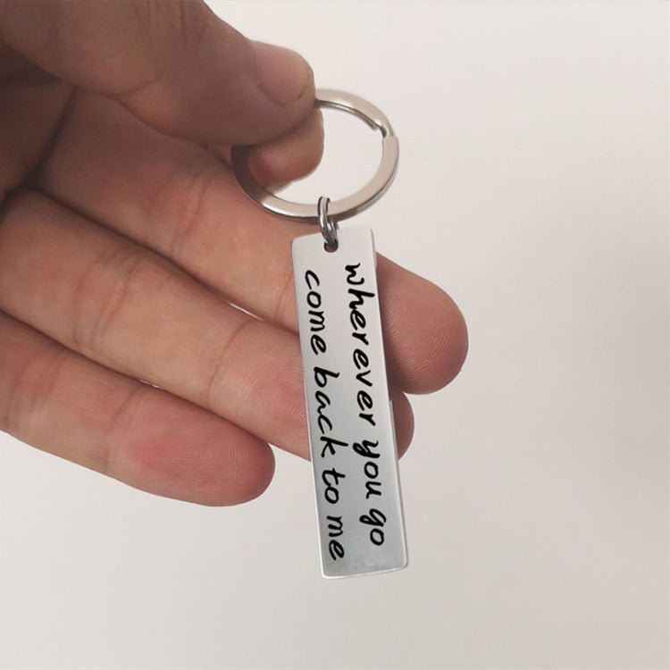 "Wherever You Go" Keychain - Linemory